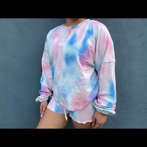 Tie-dye lounge set